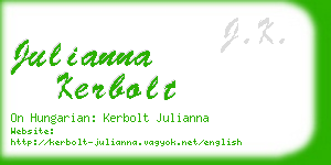 julianna kerbolt business card